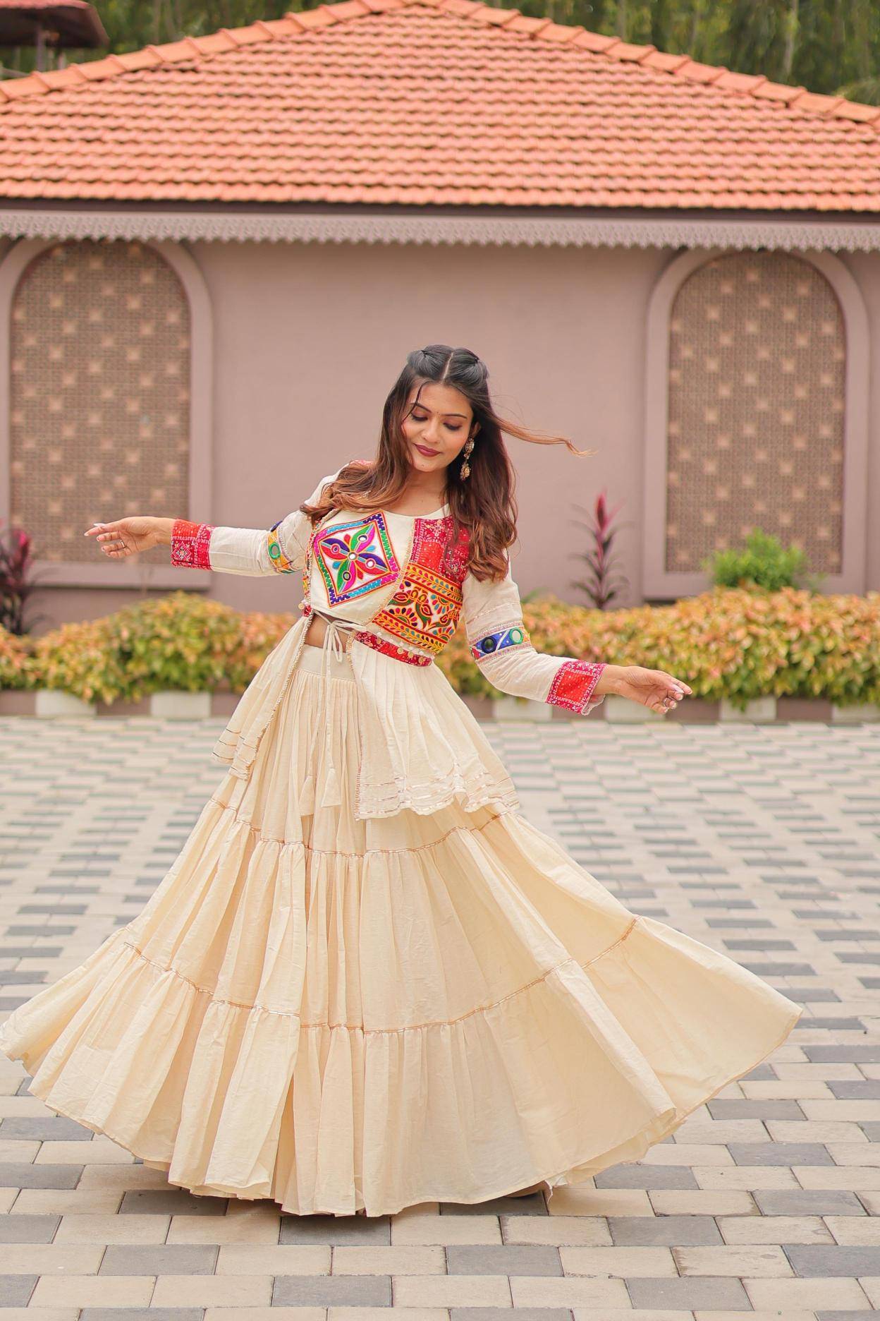 Launching Navratri Special Gamathi Ram 120 Lehenga choli with price